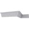 Ekena Millwork 5 1/4"H x 4"P x 6 5/8"F x 94 1/2"L Federal Egg and Dart Crown Moulding MLD05X06X06FE - alternate 10